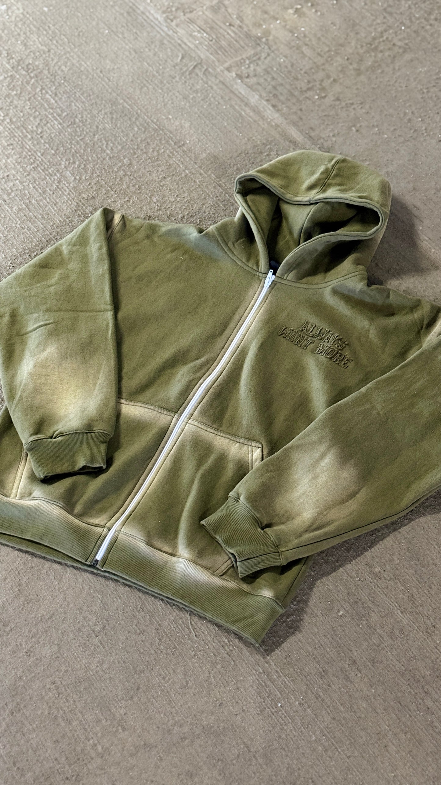 always want more stone wash tracksuit
