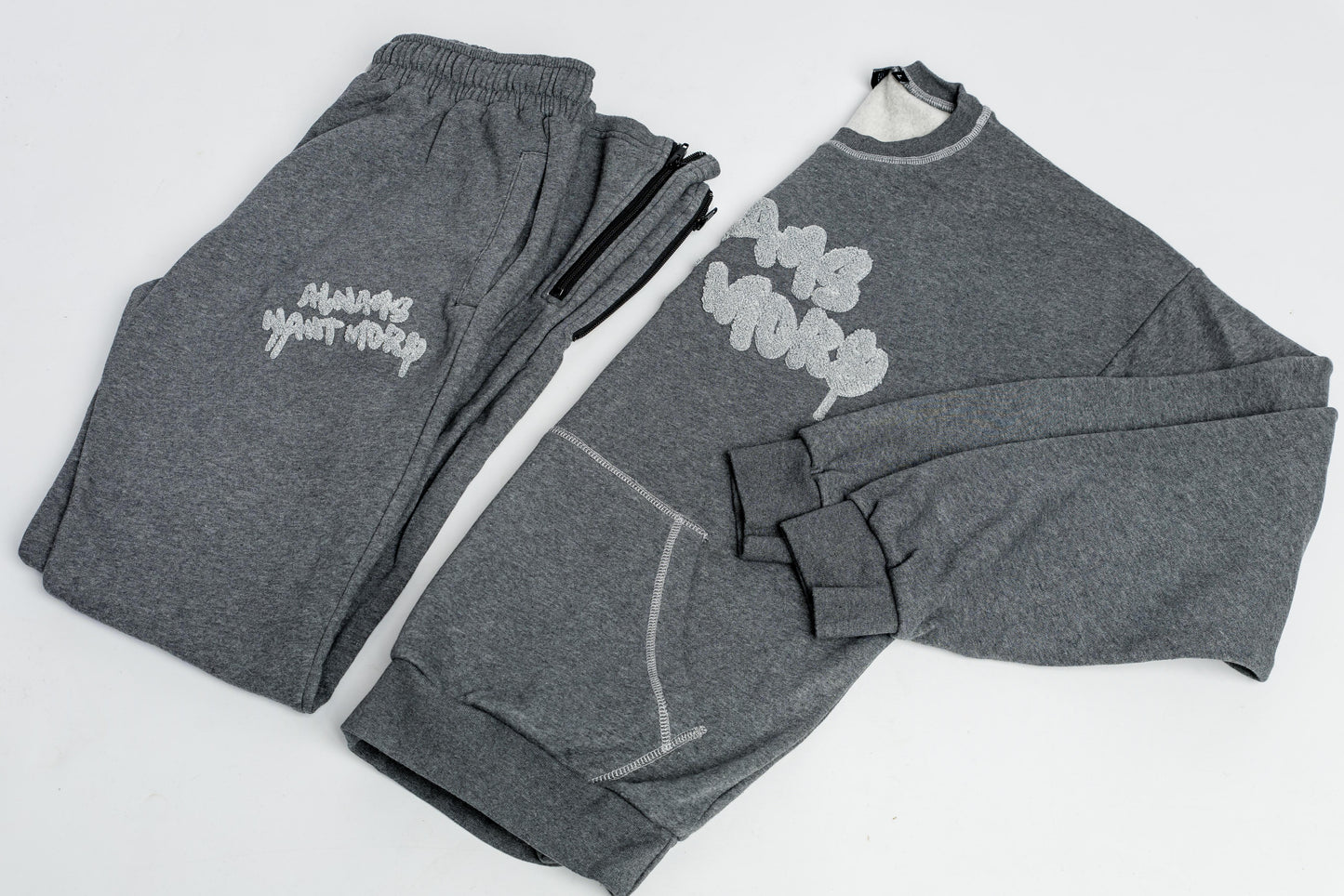 AWM Grey Chenile Tracksuit