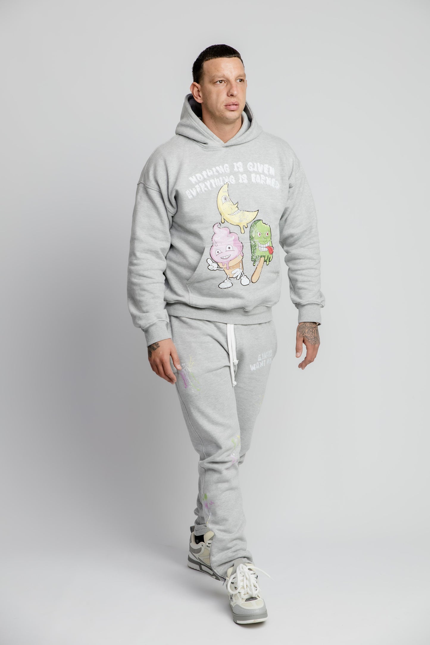 AWM Paint Splatter Tracksuit (Grey)