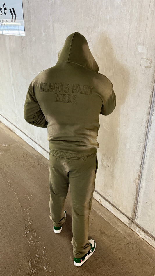 always want more stone wash tracksuit