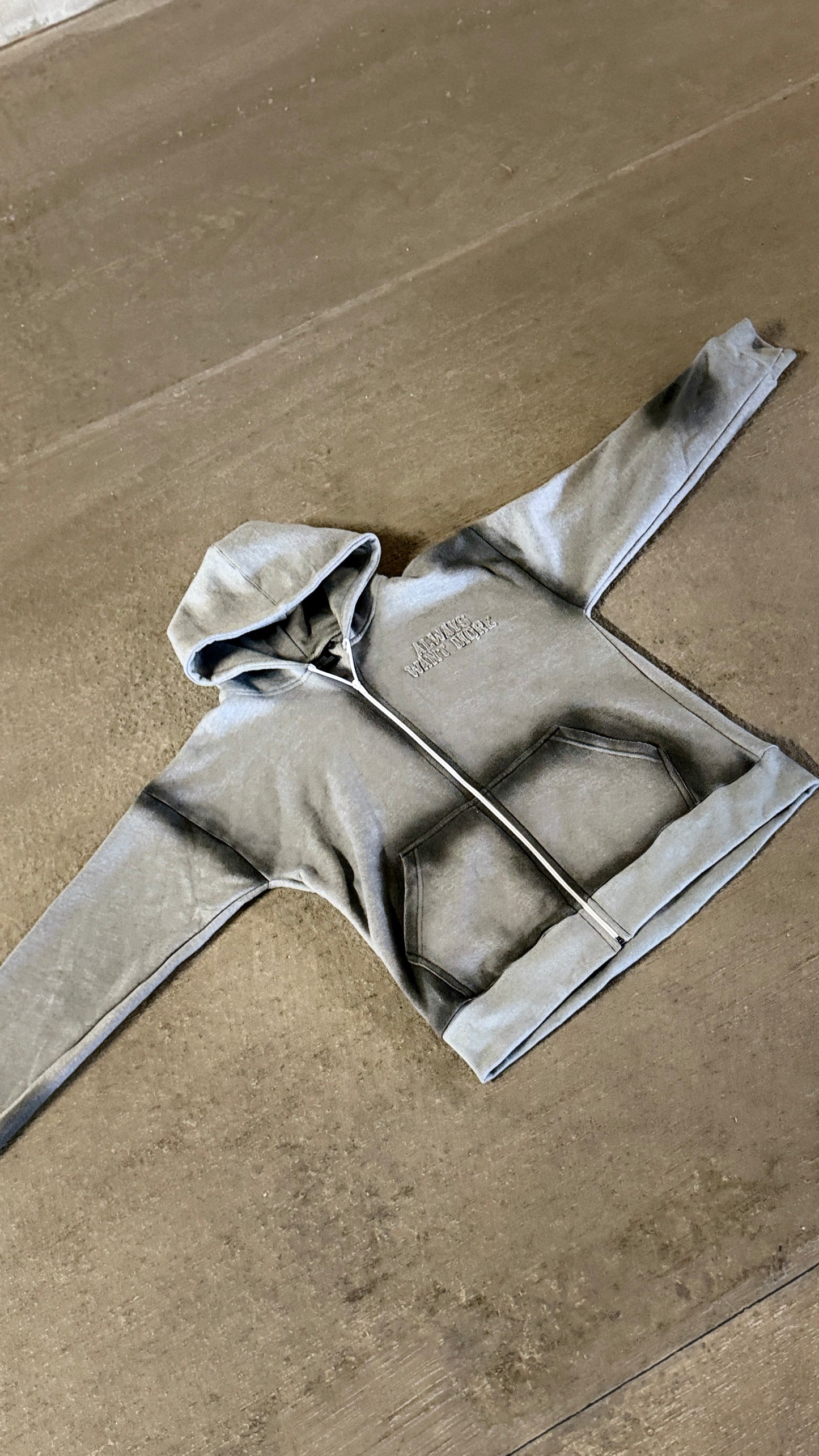 always want more stone wash tracksuit