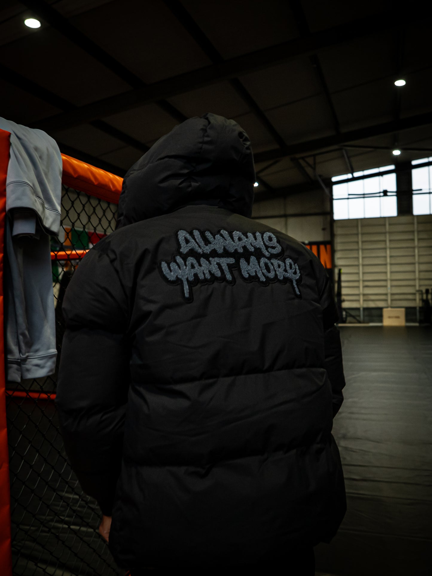 Chenille Puffer Jacket
