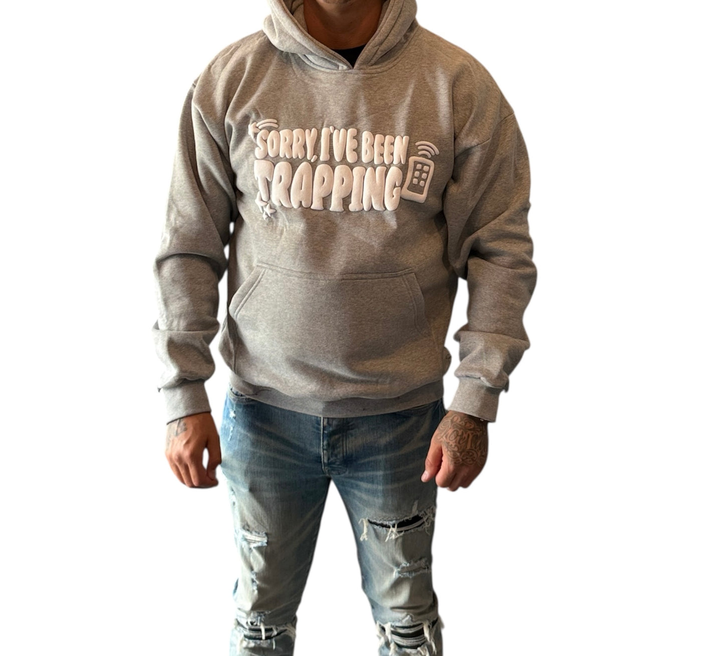 Been Trapping Hoodie (Grey)