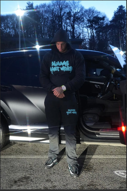 AWM Chenille Drip Tracksuit (Black)