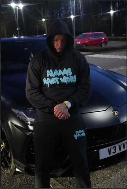 AWM Chenille Drip Tracksuit (Black)