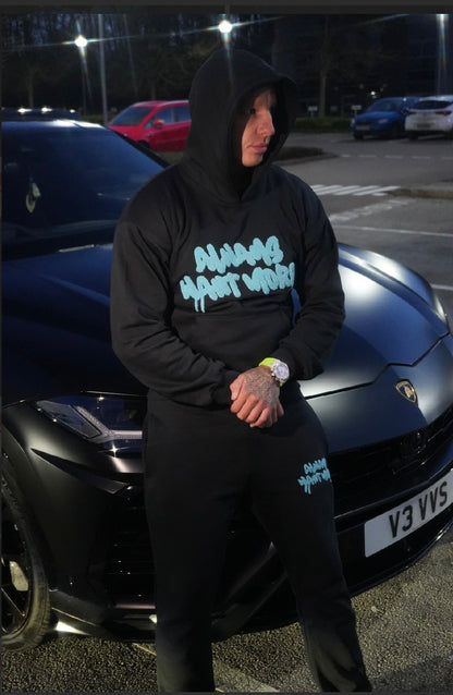 AWM Chenille Drip Tracksuit (Black)