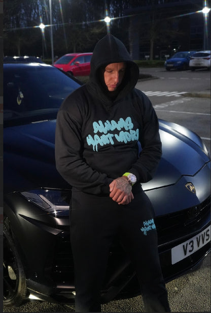 AWM Chenille Drip Tracksuit (Black)