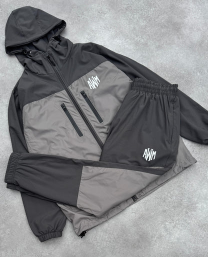 AWM Active  Panel Tracksuit (Grey)