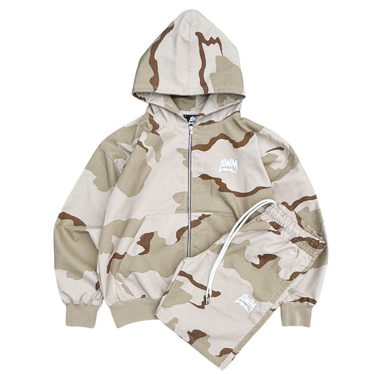Always Want More Ripstop Short Set (Safari Camo)