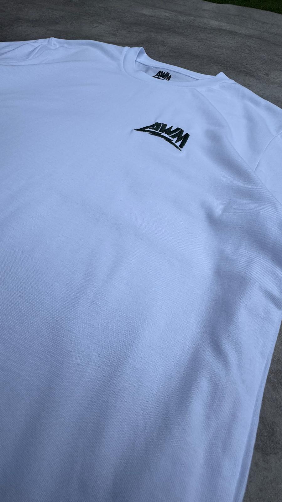 AWM Embroidered Tshirt (White)