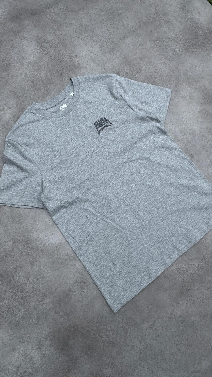 AWM Embroidered Tshirt (Heather Grey)