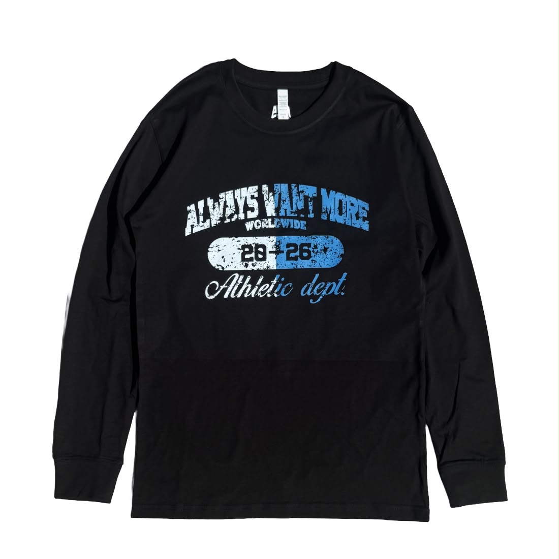 AWM Stensil Royal Logo LongsleeveTee (Black)