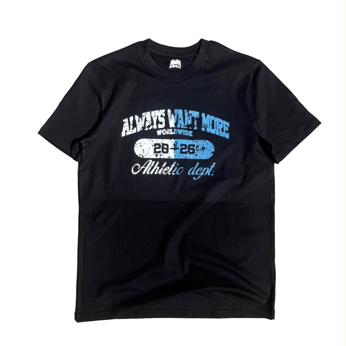 AWM Stensil Royal Logo Tee (Black)