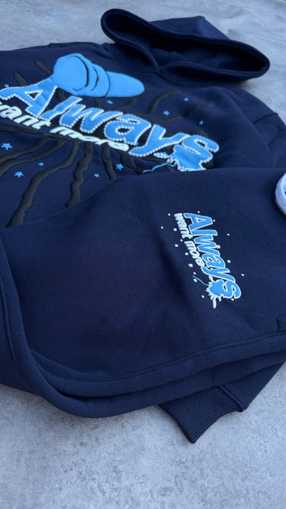 Always Want More Premium Tracksuit (Navy)
